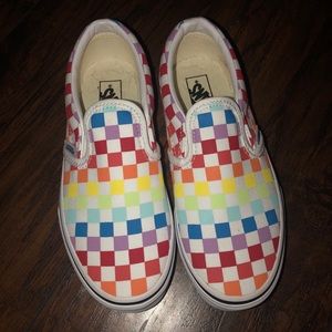 Like NEW Rainbow Vans